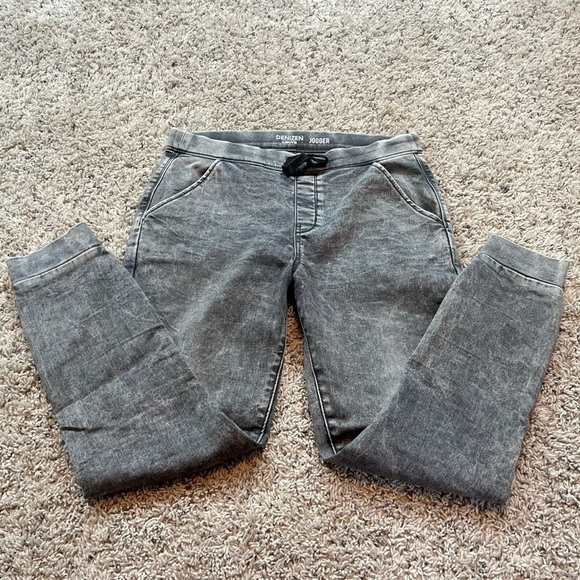 Levi’s Denizen Joggers Pull On Gray Stretch High Rise Jeans Pants Juniors Sz 9 - Picture 6 of 11